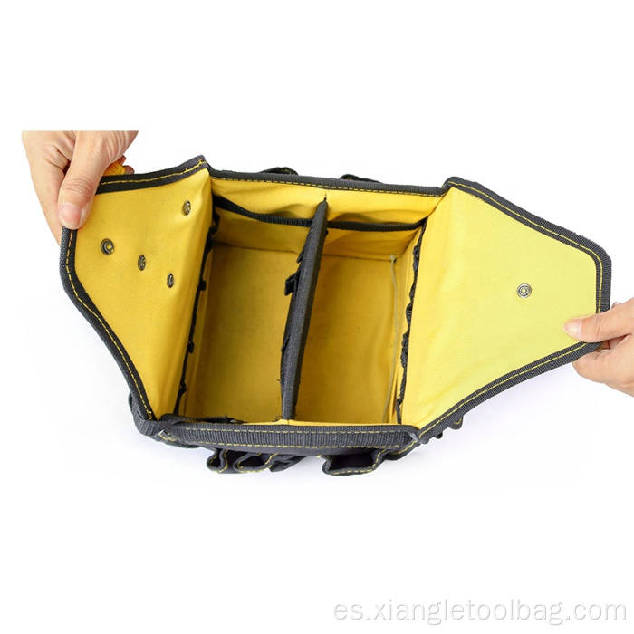 Bolsa de herramientas de almacenamiento de herramientas con bolsillos para correa para el hombro